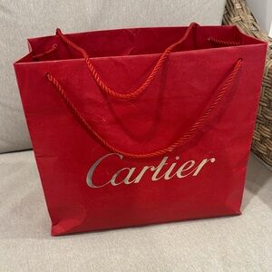 Cartier Bold Red Tote Bag